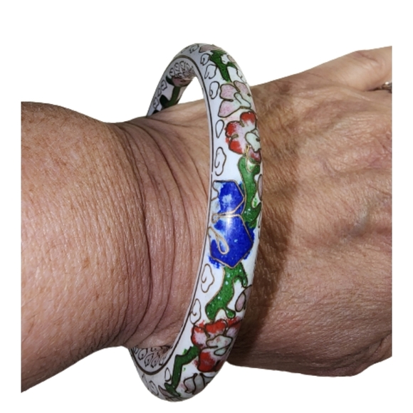 Vintage Cloisinée‎ bangle - Picture 1 of 8